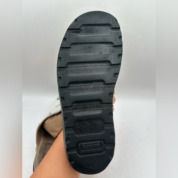 vintage Dr Marten Star Cut Out Studded Slides Made In England RAINBOW STITCHING - Picture 4 of 17